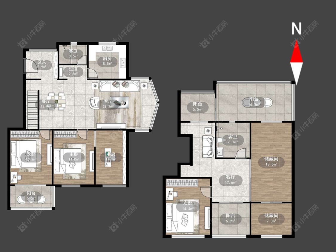 常州都市桃源三期在售二手房源户型图_小牛看房