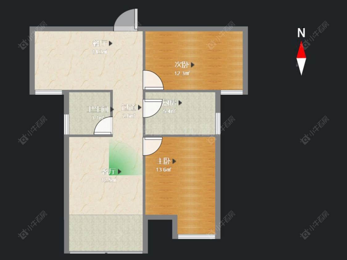常州国泰名都在售二手房源户型图_小牛看房