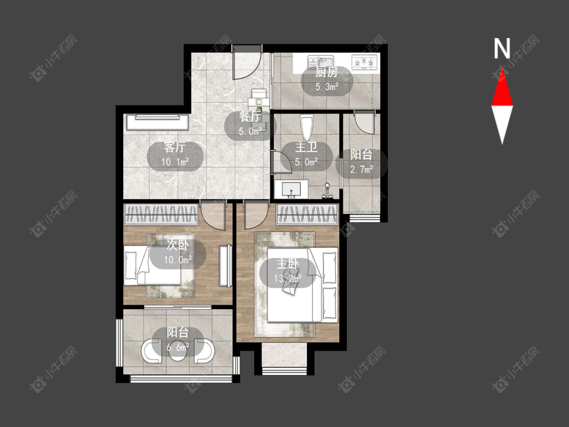 常州玉龙湾花园在售二手房源户型图_小牛看房