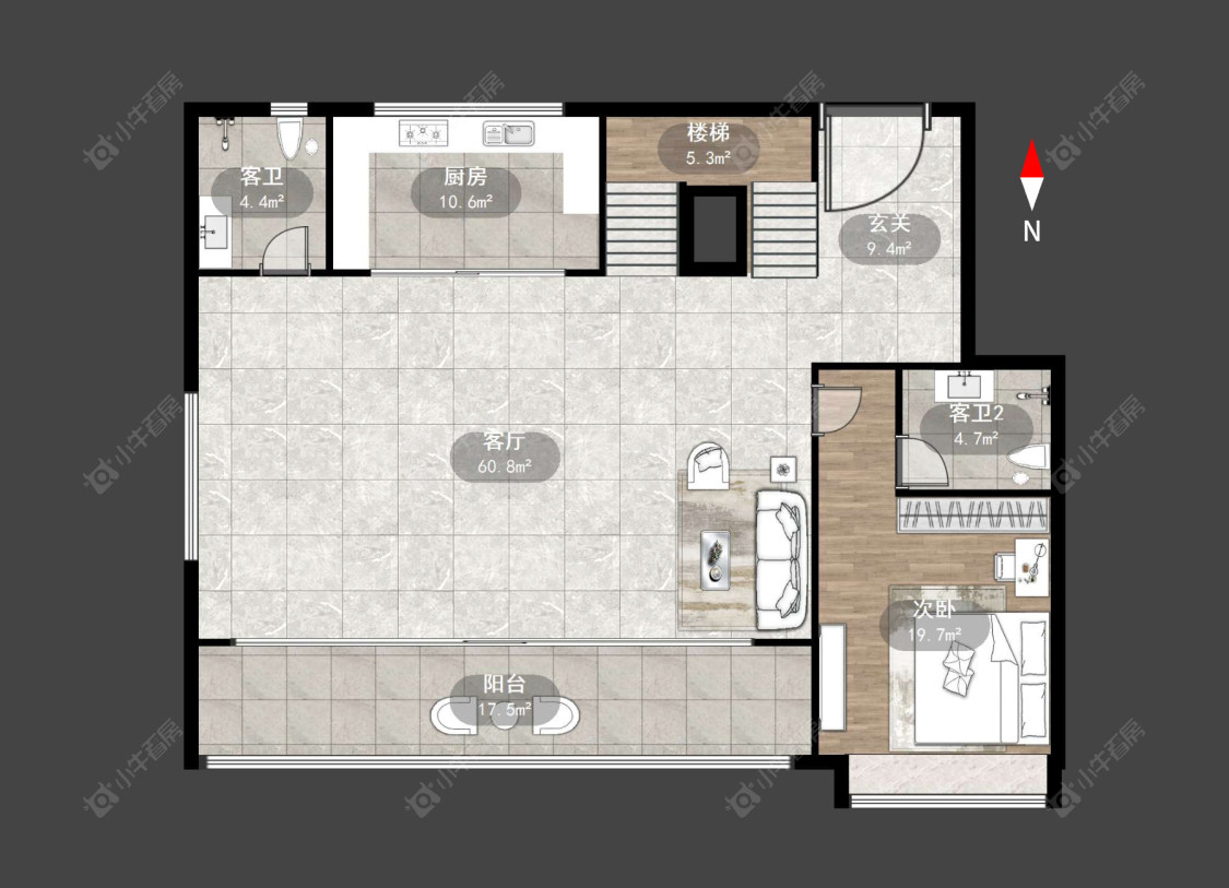 常州中吴江南春在售二手房源户型图_小牛看房
