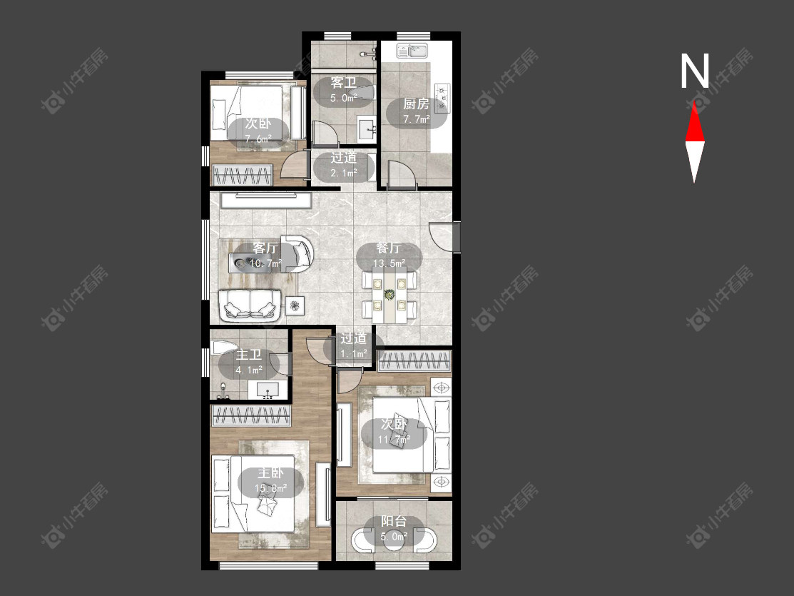 常州菱溪名居在售二手房源户型图_小牛看房