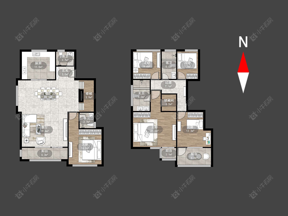 绿城江南里房源户型图 常州绿城江南里在售二手房源户型图_小牛看房