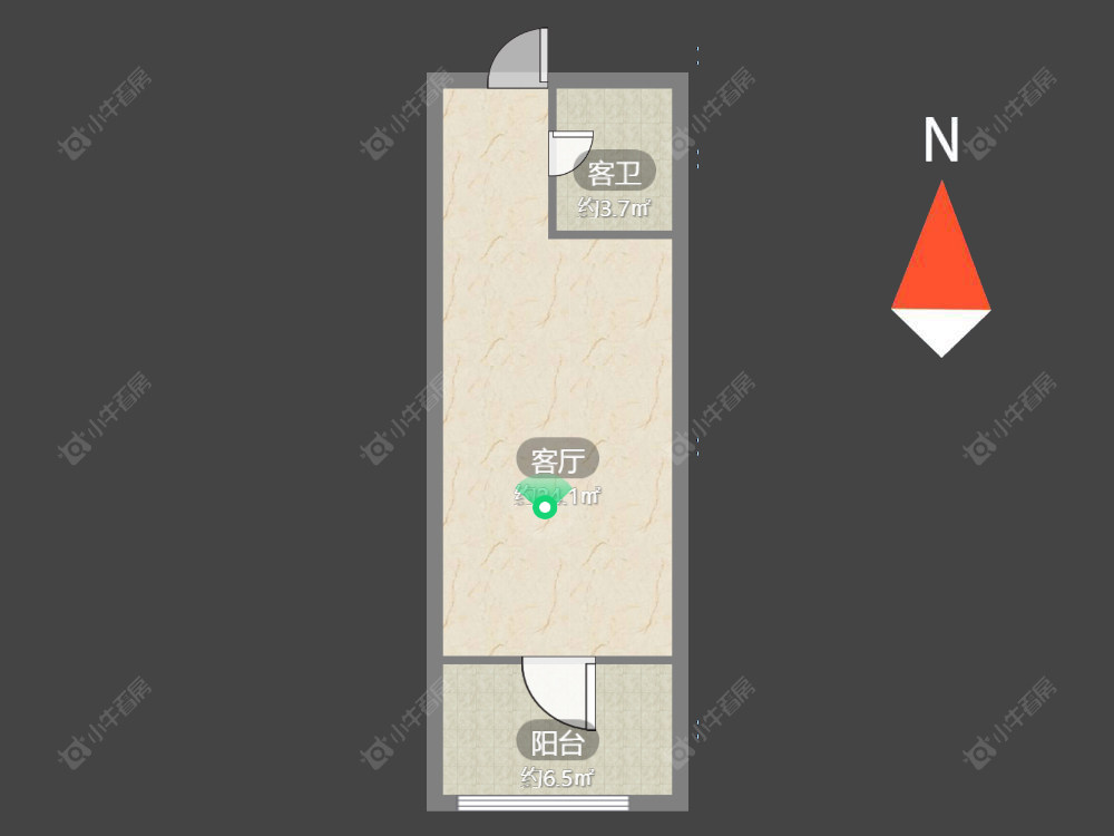 常州星河国际六区在售二手房源户型图_小牛看房