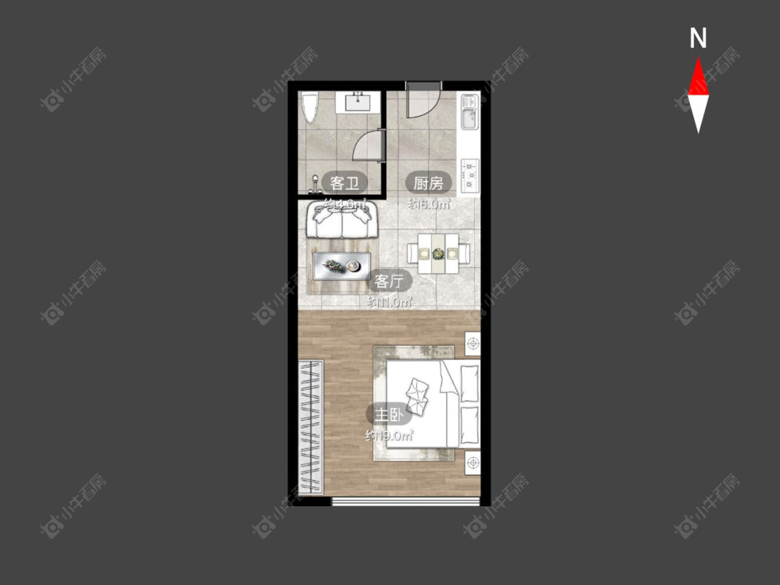 常州世茂广场在售二手房源户型图_小牛看房