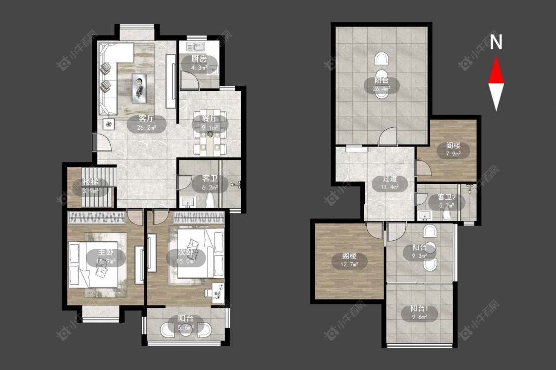 中凉新村七期房源户型图 常州中凉新村七期在售二手房源户型图_小牛看房