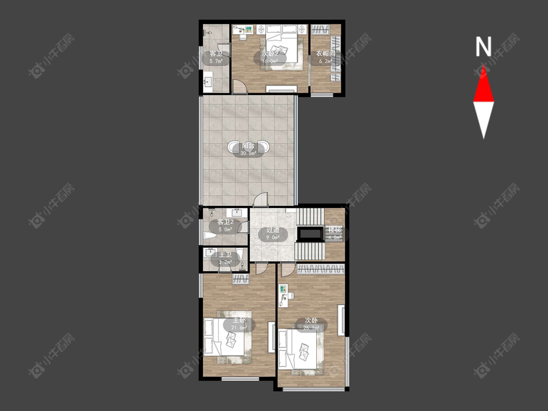 常州南观村委在售二手房源户型图_小牛看房