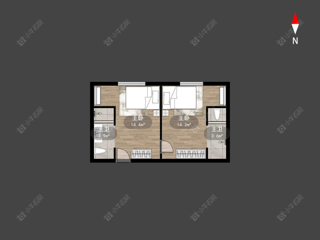 常州九洲新世界广场2室2厅2卫在售二手房房源图片