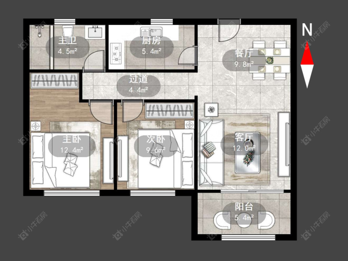 常州大宁佳苑在售二手房源户型图_小牛看房