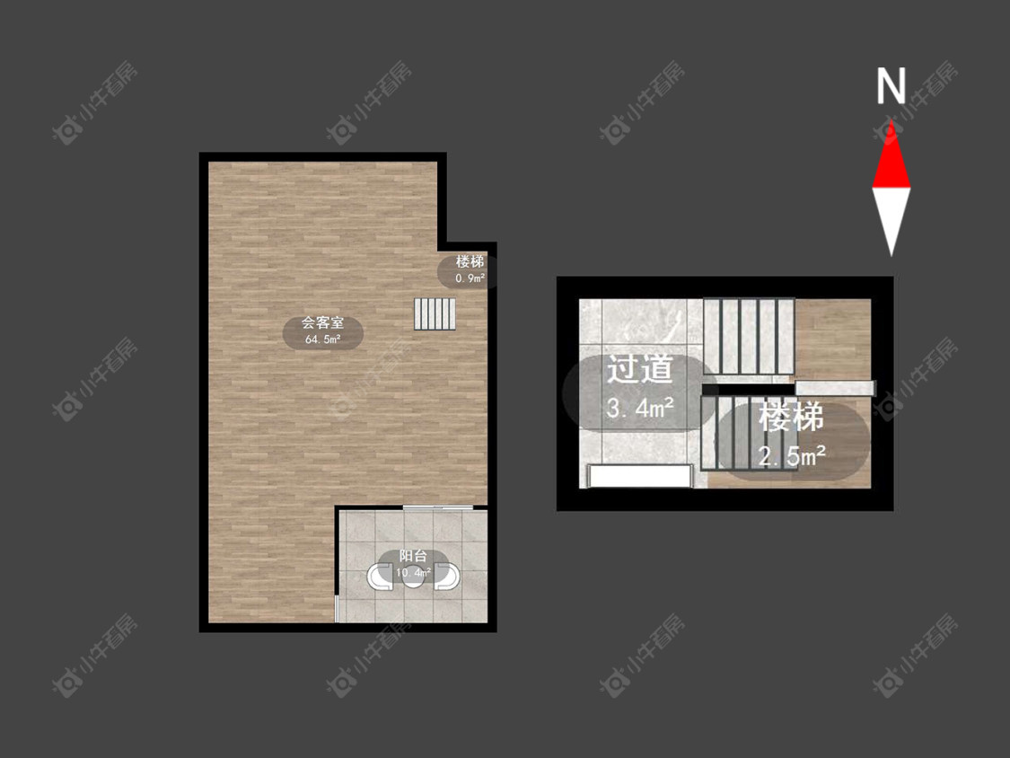 龙湖香醍漫步别墅区房源户型图 常州龙湖香醍漫步别墅区在售二手房源户型图_小牛看房