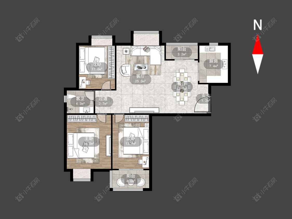 彩虹城房源户型图 常州彩虹城在售二手房源户型图_小牛看房