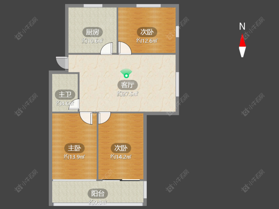 浦南南村房源户型图 常州浦南南村在售二手房源户型图_小牛看房