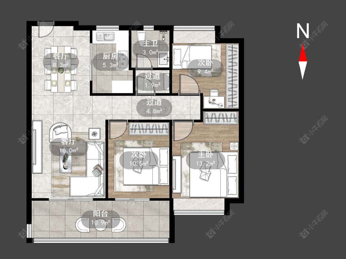 常州菱港锦园在售二手房源户型图_小牛看房