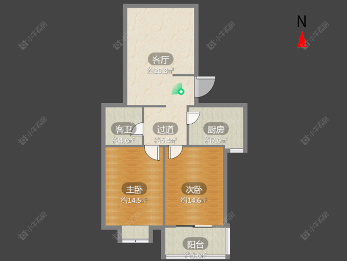 常州景秀世家在售二手房源户型图_小牛看房