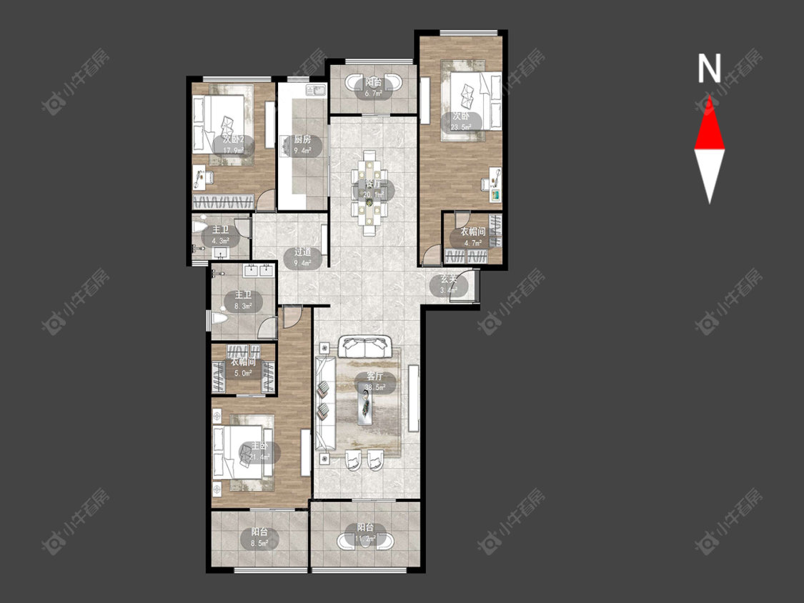 雅居乐星河湾房源户型图 常州雅居乐星河湾在售二手房源户型图_小牛看房