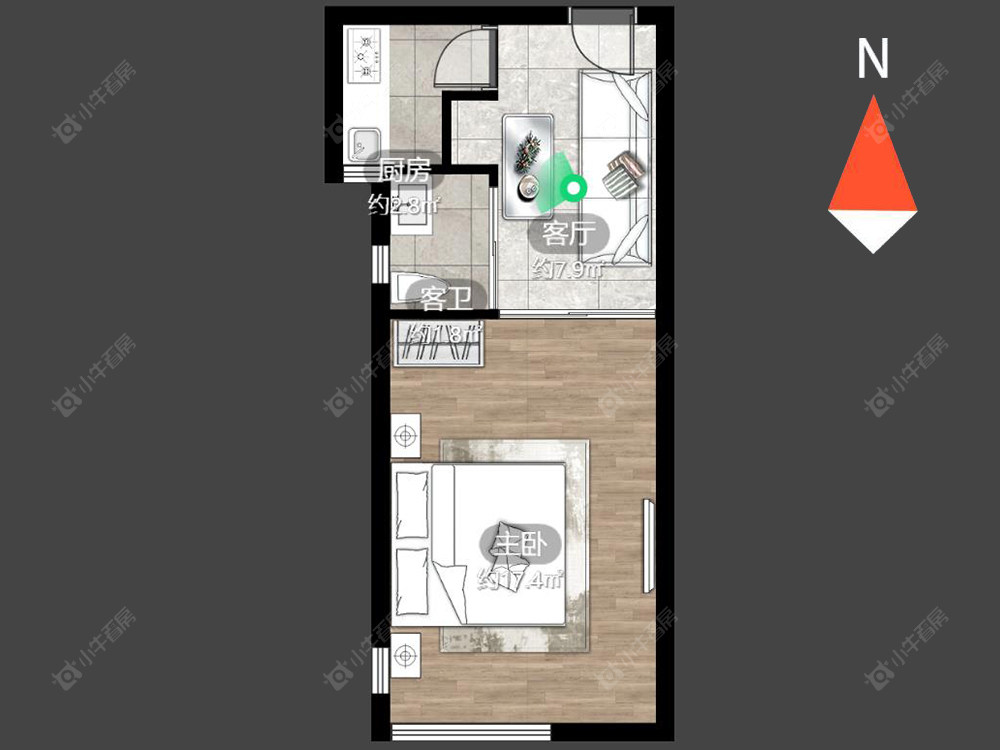 常州名仕佳园在售二手房源户型图_小牛看房