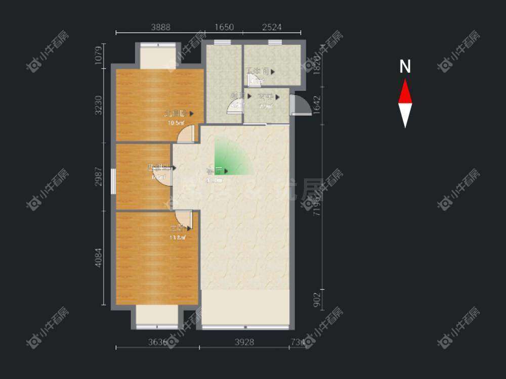 常州嘉顺花园在租房源户型图_小牛看房