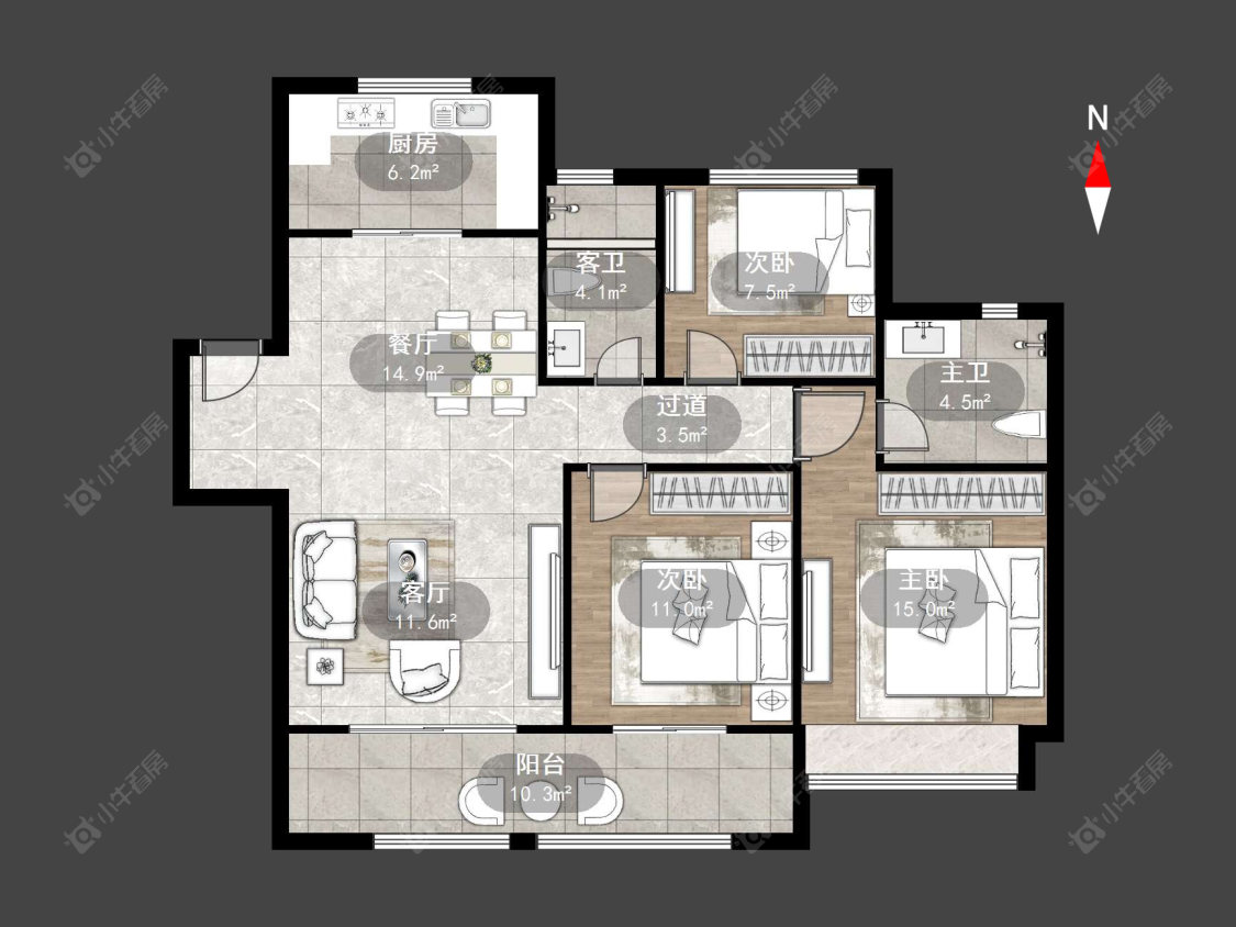 常州融创滨湖御园在售二手房源_小牛看房