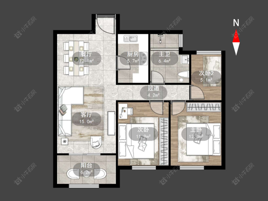 常州佳兆业凤凰湖壹号在售二手房源户型图_小牛看房