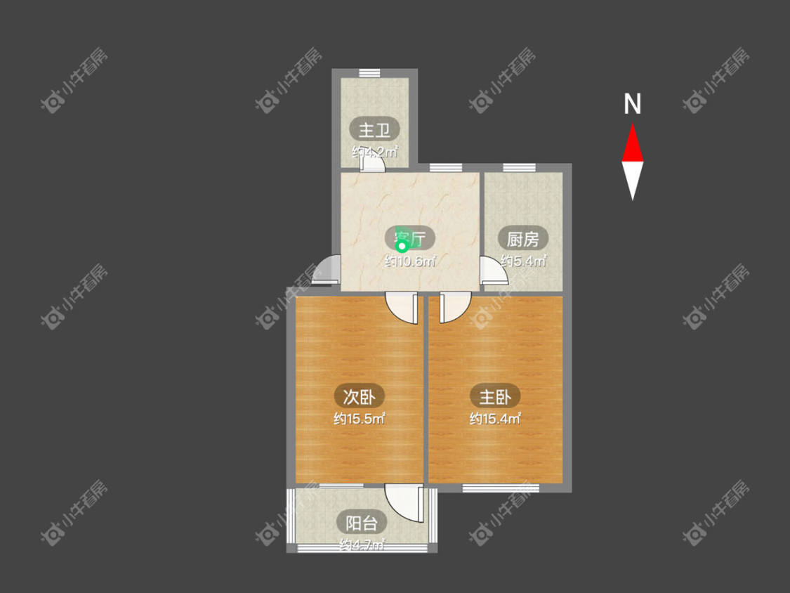 三井西小村房源户型图 常州三井西小村在租房源户型图_小牛看房