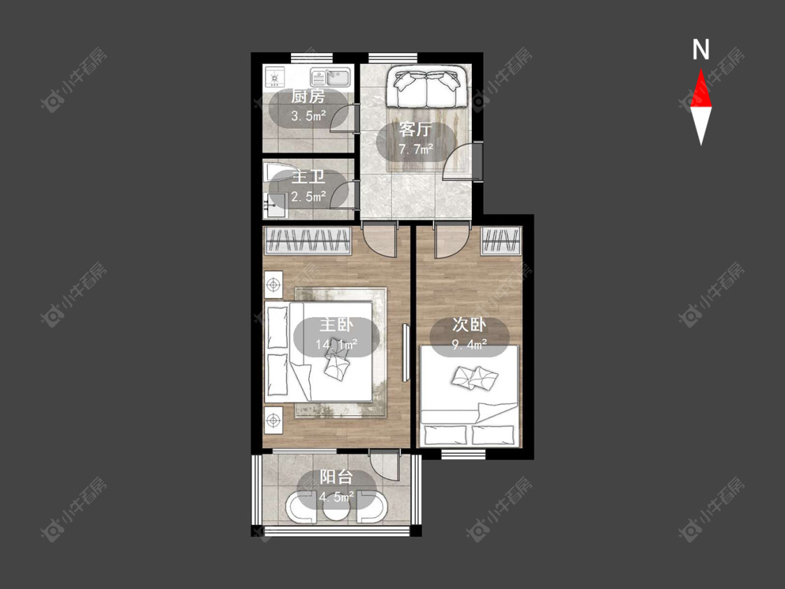 清潭新村房源户型图 常州清潭新村在售二手房源户型图_小牛看房