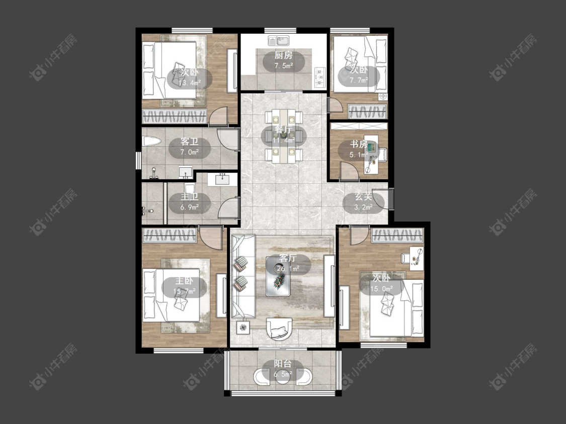 天颐城房源户型图 丹阳天颐城在售二手房源户型图_小牛看房
