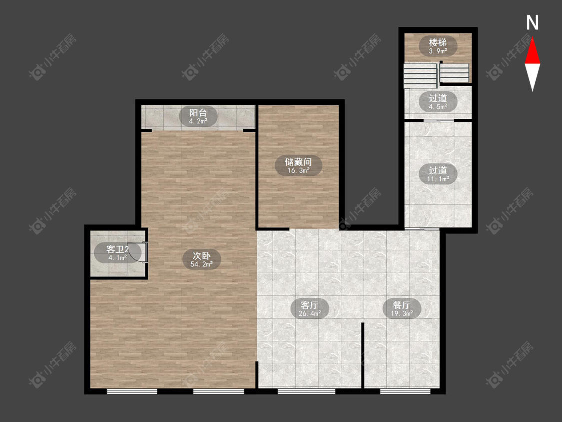 常州万骏金域丹堤在售二手房源户型图_小牛看房