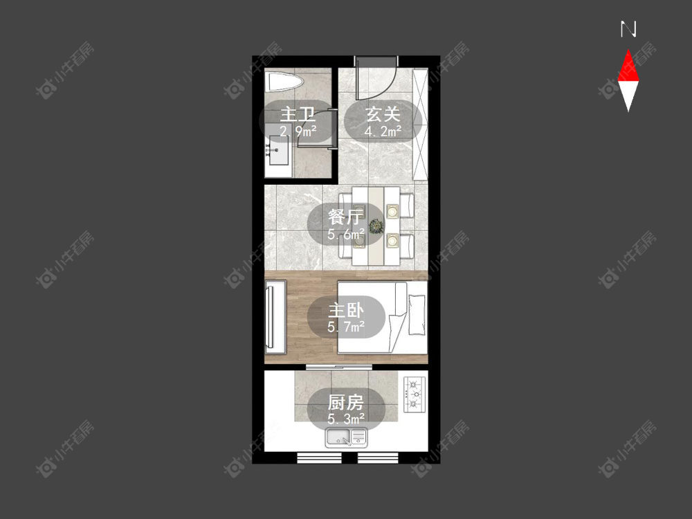 常州朗诗邻里中心在售二手房房源户型图_小牛看房