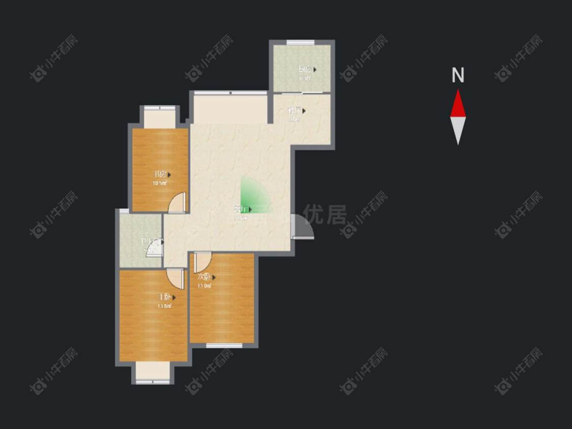 常州玉龙湾花园在售二手房源户型图_小牛看房