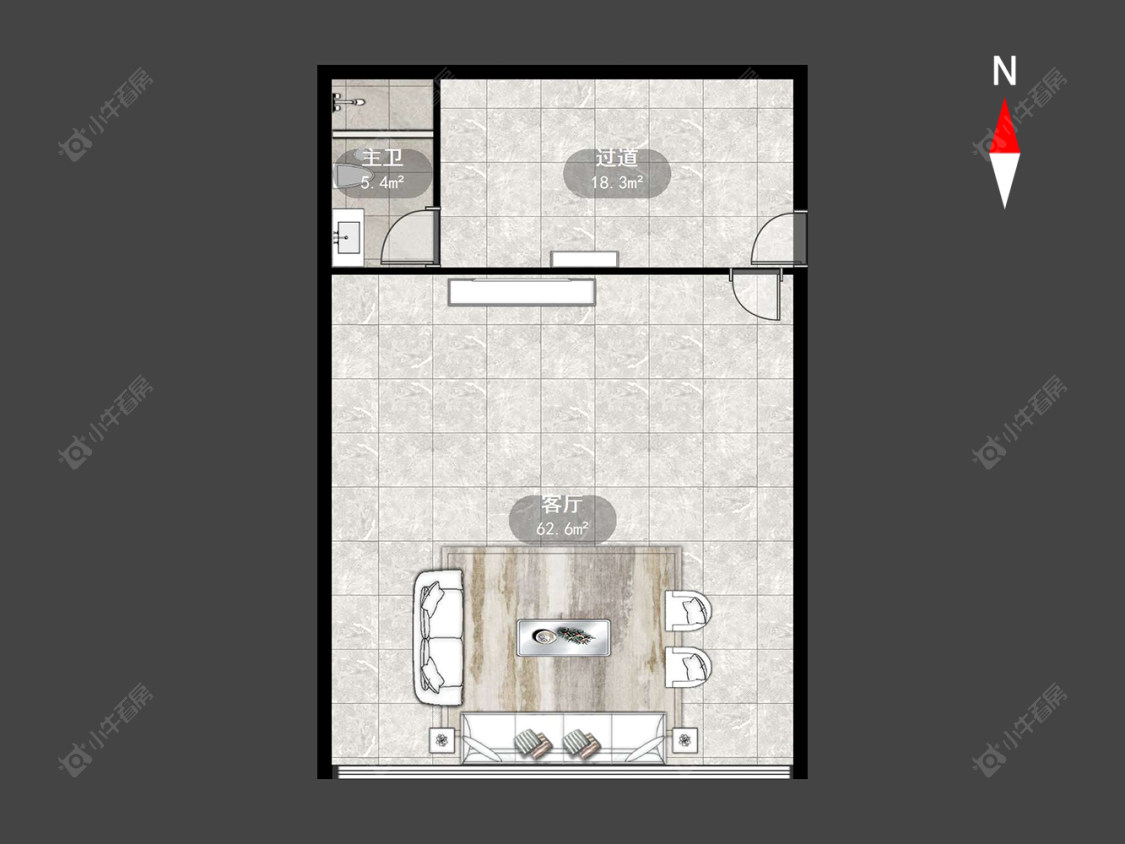 常州金地花苑在售二手房源户型图_小牛看房