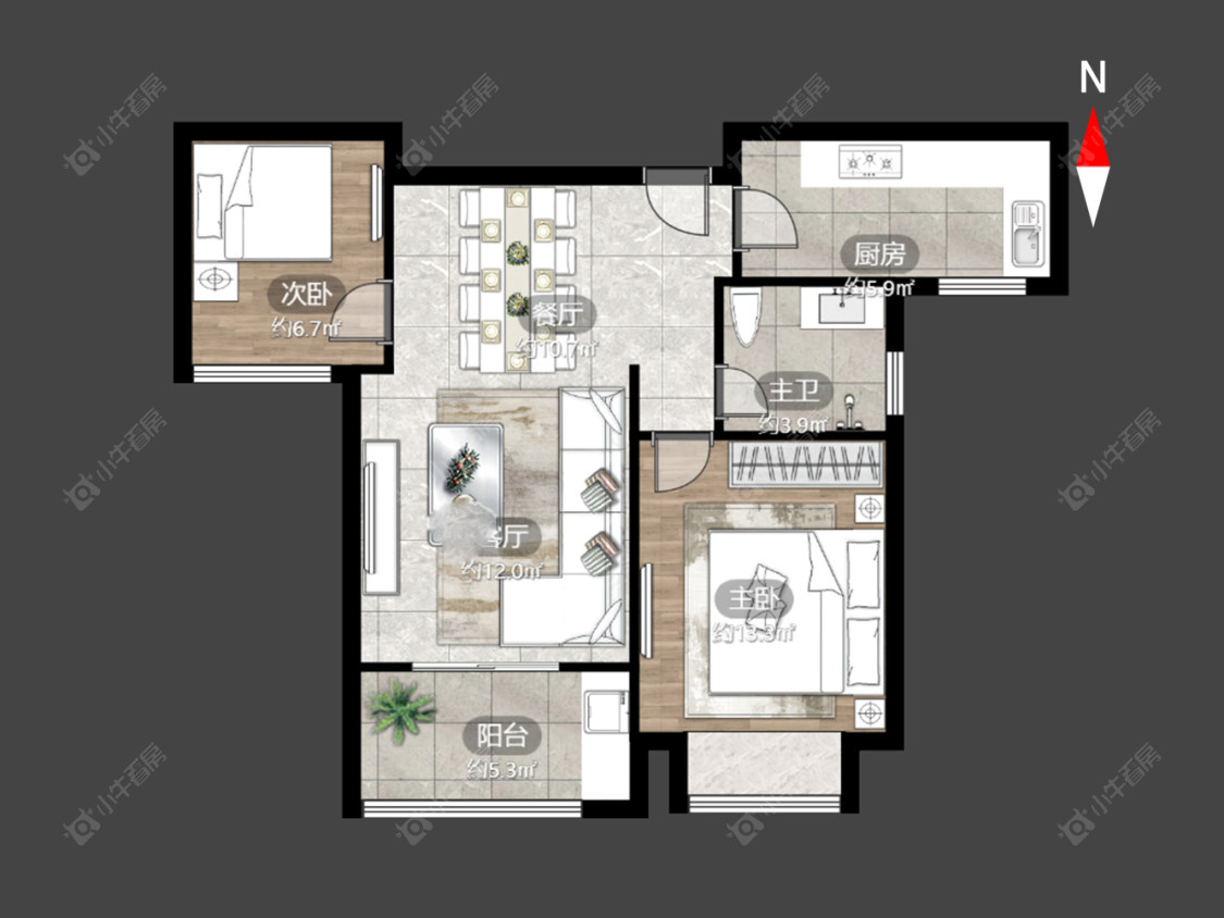 弘阳上城房源户型图 常州弘阳上城在售二手房源户型图_小牛看房