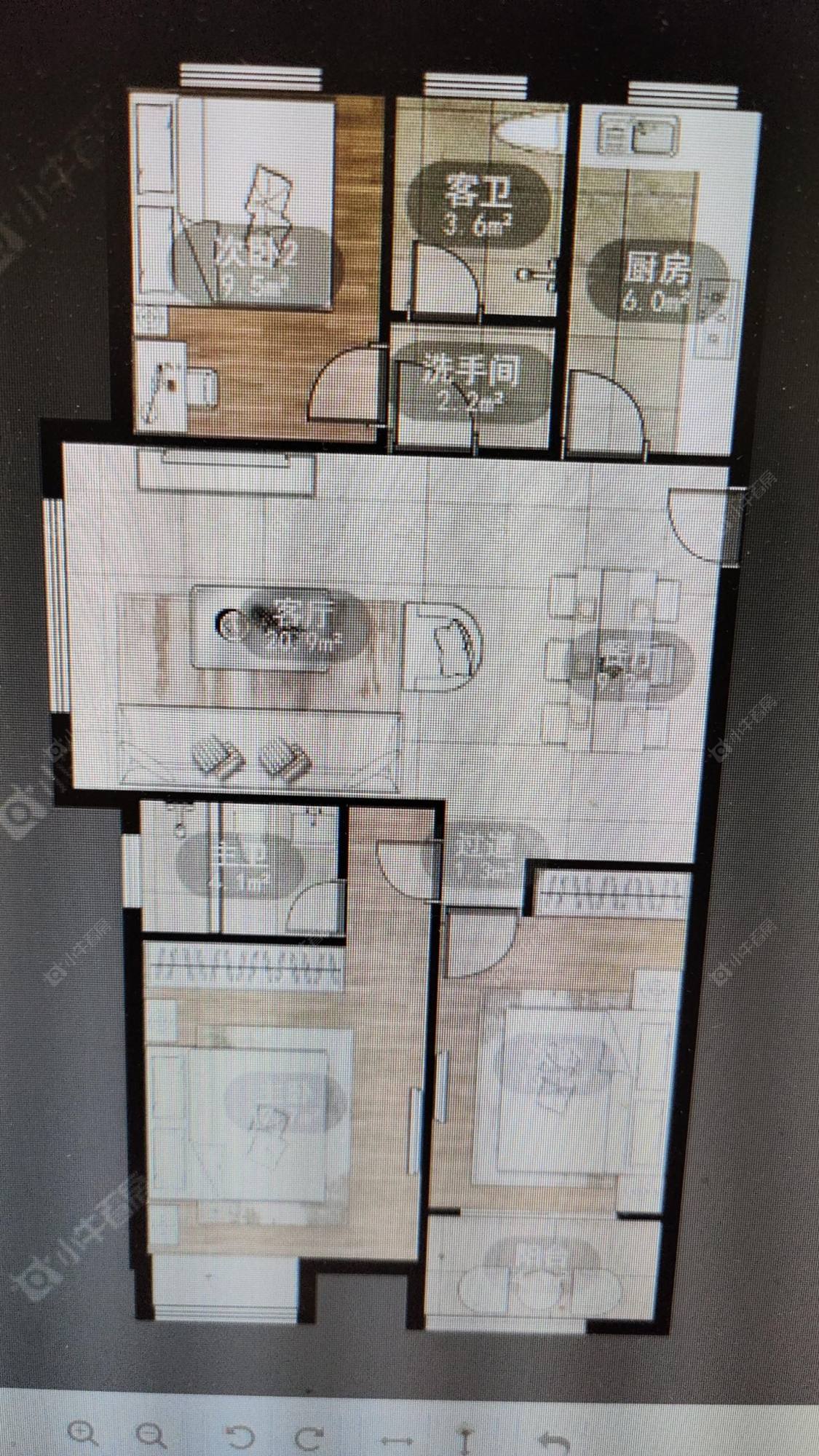 常州百馨西苑五期在租房源户型图_小牛看房