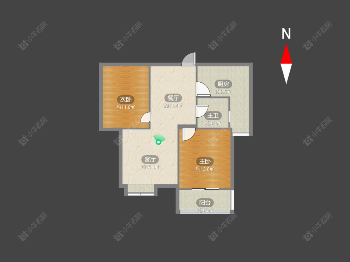 常州月馨苑在售二手房源户型图_小牛看房