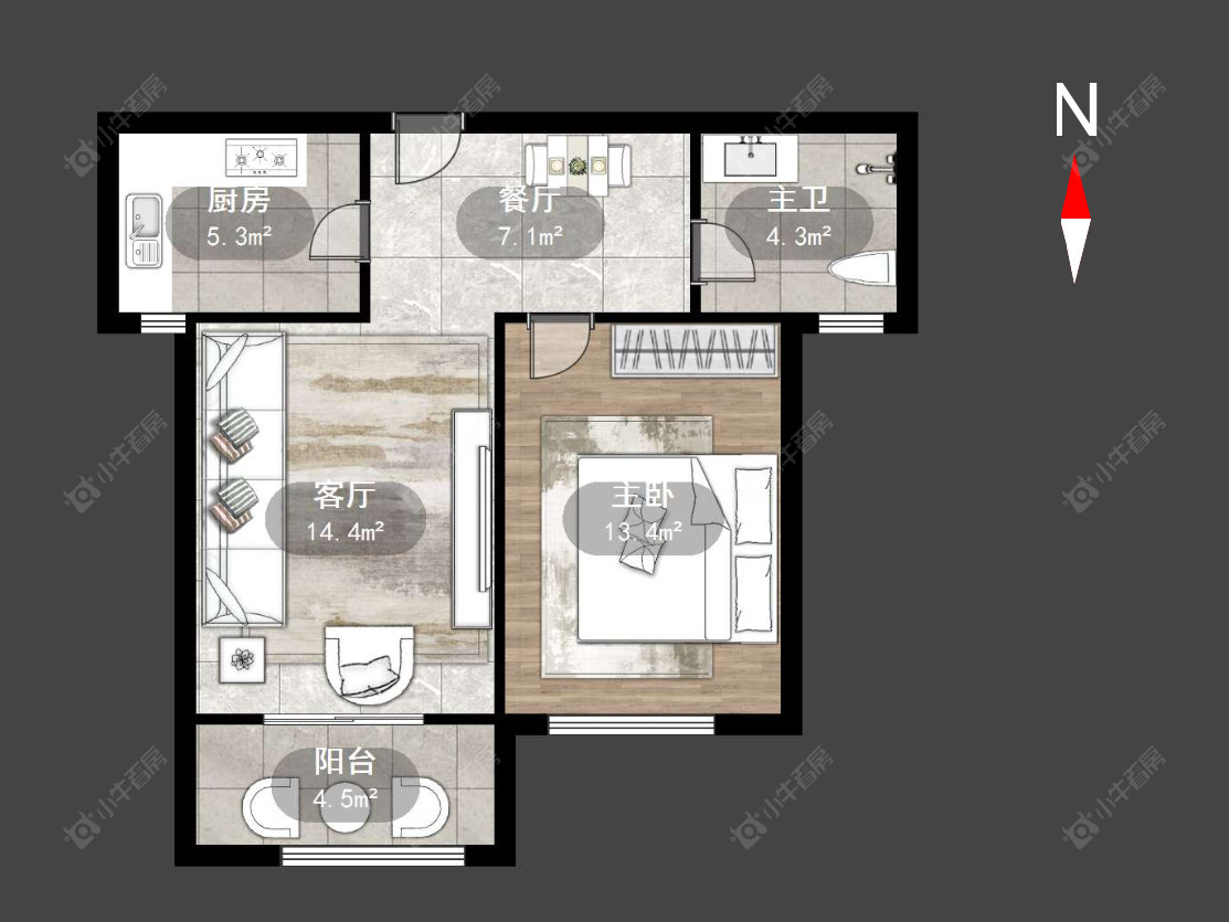 常州菱溪名居在售二手房源户型图_小牛看房
