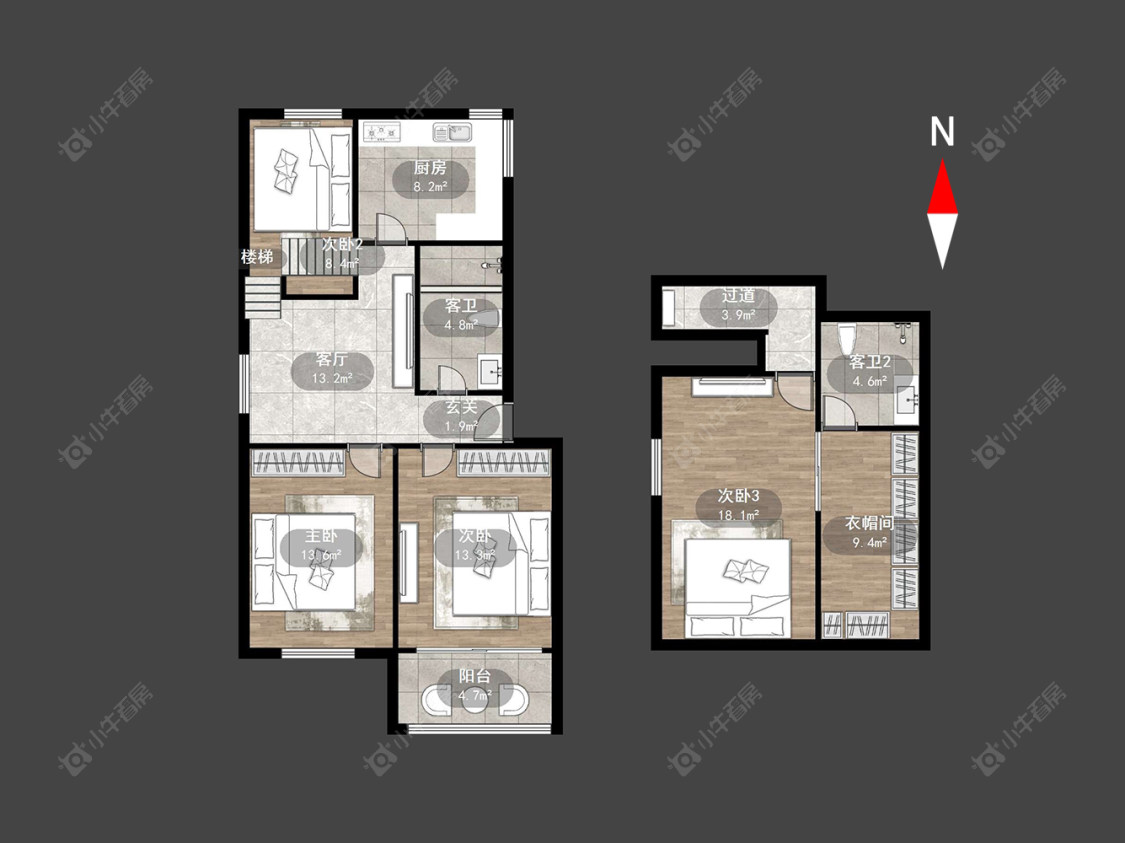 常州红梅西村在售二手房源户型图_小牛看房