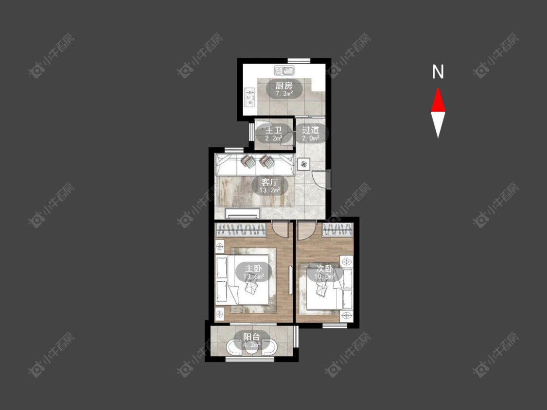 常州燕兴新村东区在售二手房房源户型图_小牛看房