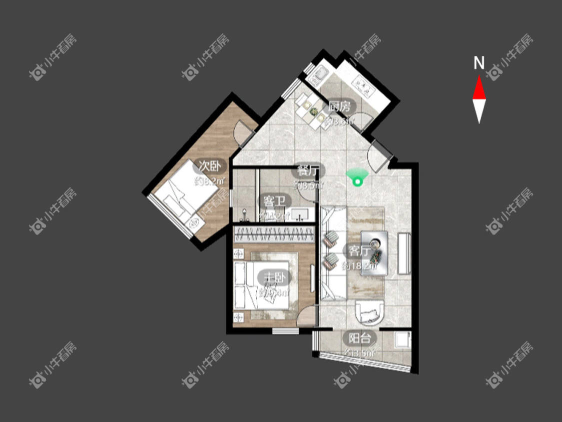 常州晋陵北苑在租房源_小牛看房