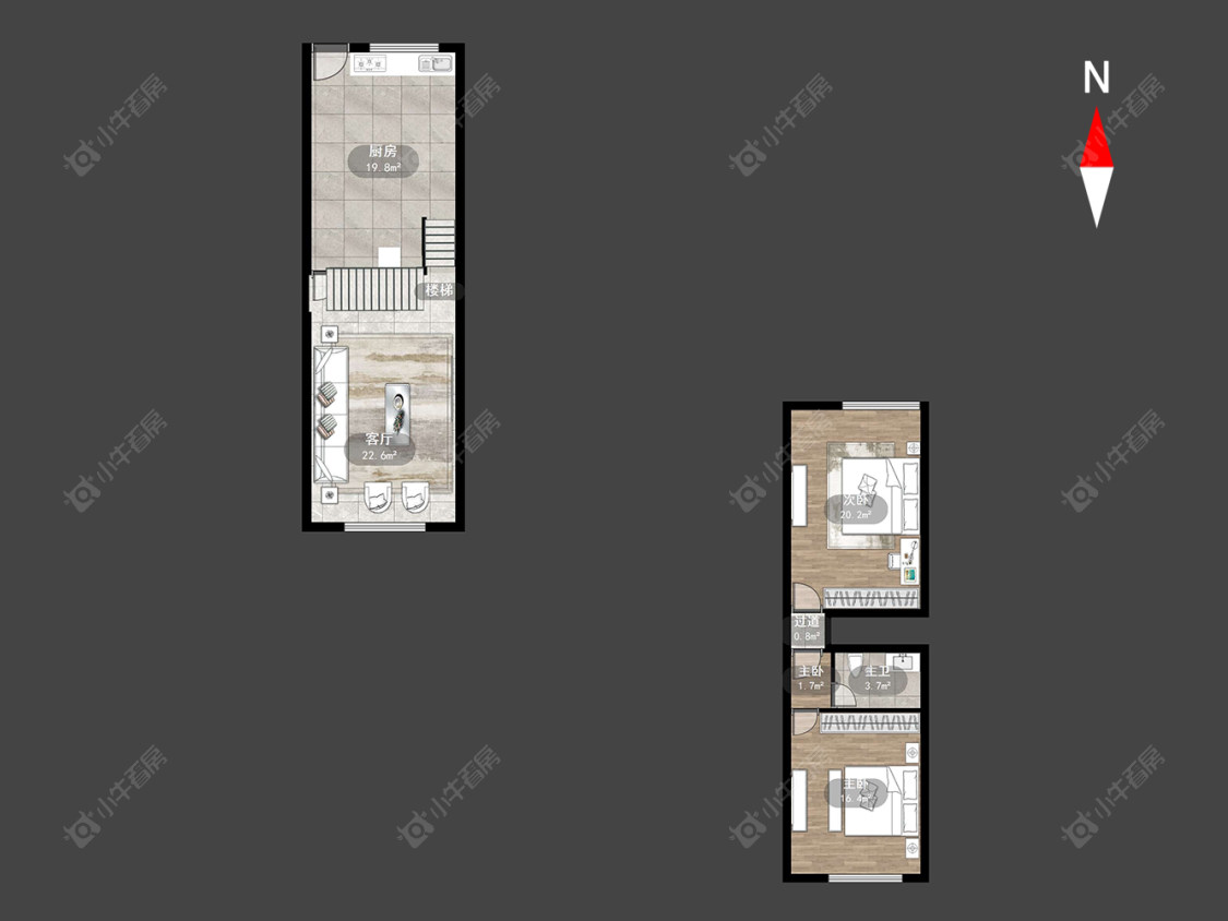 常州荆川村委在售二手房房源户型图_小牛看房