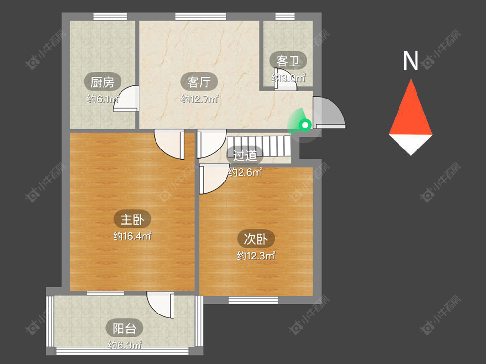 常州大仓路在售二手房房源户型图_小牛看房