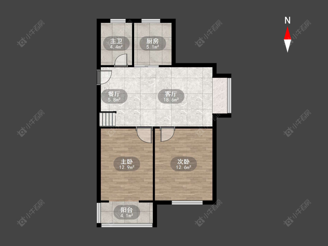 常州新城东苑四区在售二手房房源户型图_小牛看房