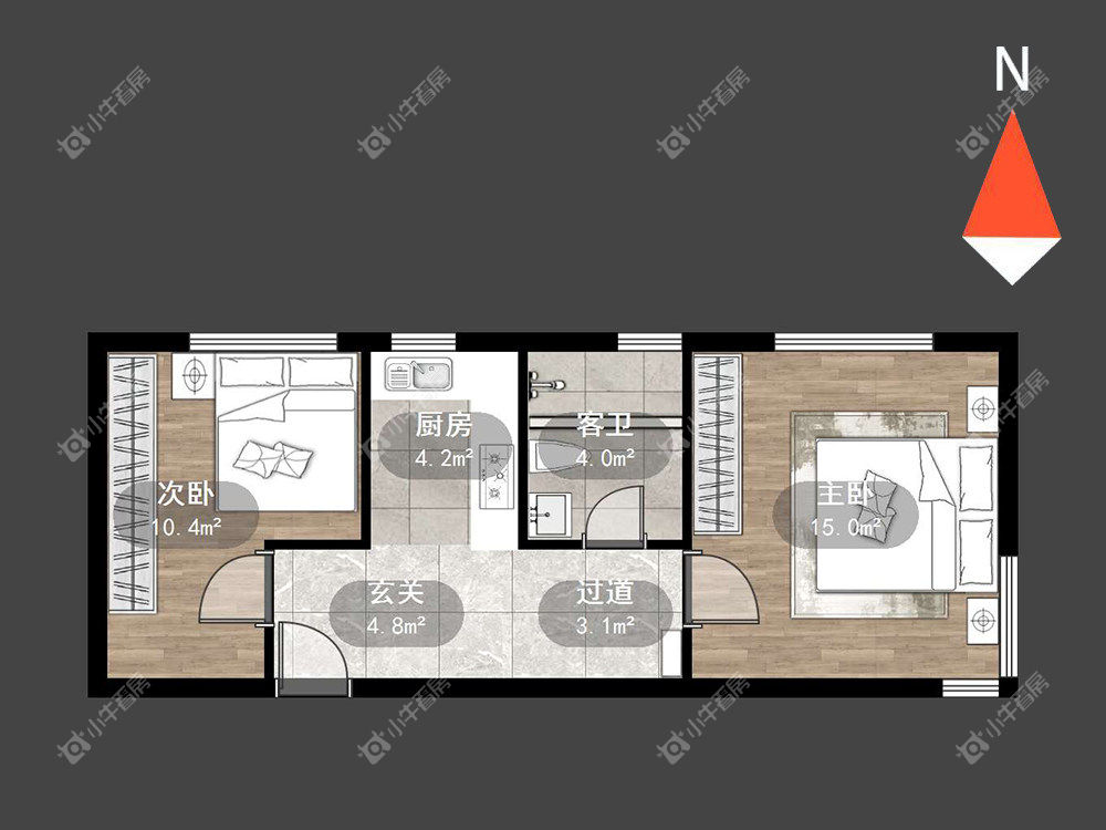 常州裕坤美城公馆租房_小牛看房