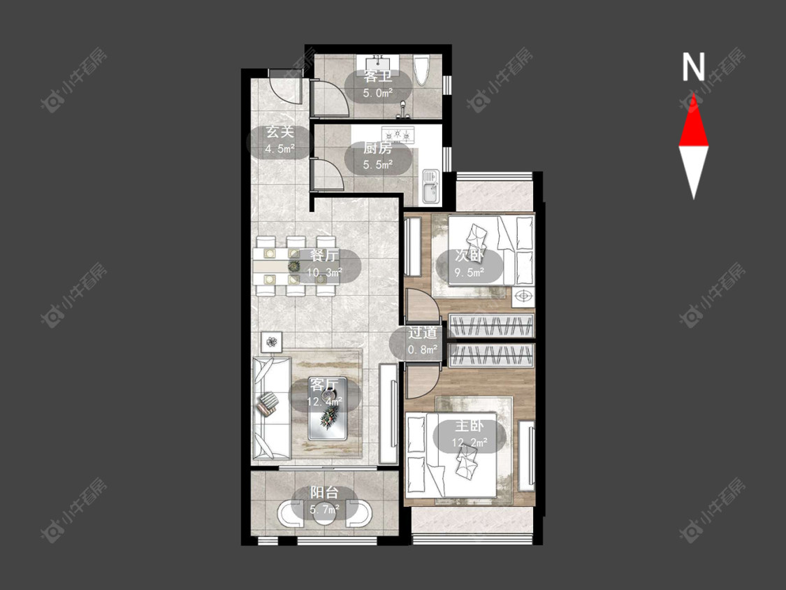 常州泰盈八千里在售二手房源户型图_小牛看房