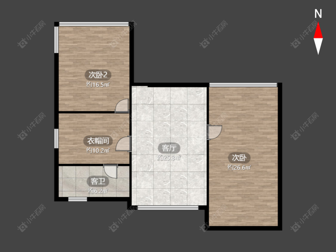 常州圩墩新村在售二手房源户型图_小牛看房