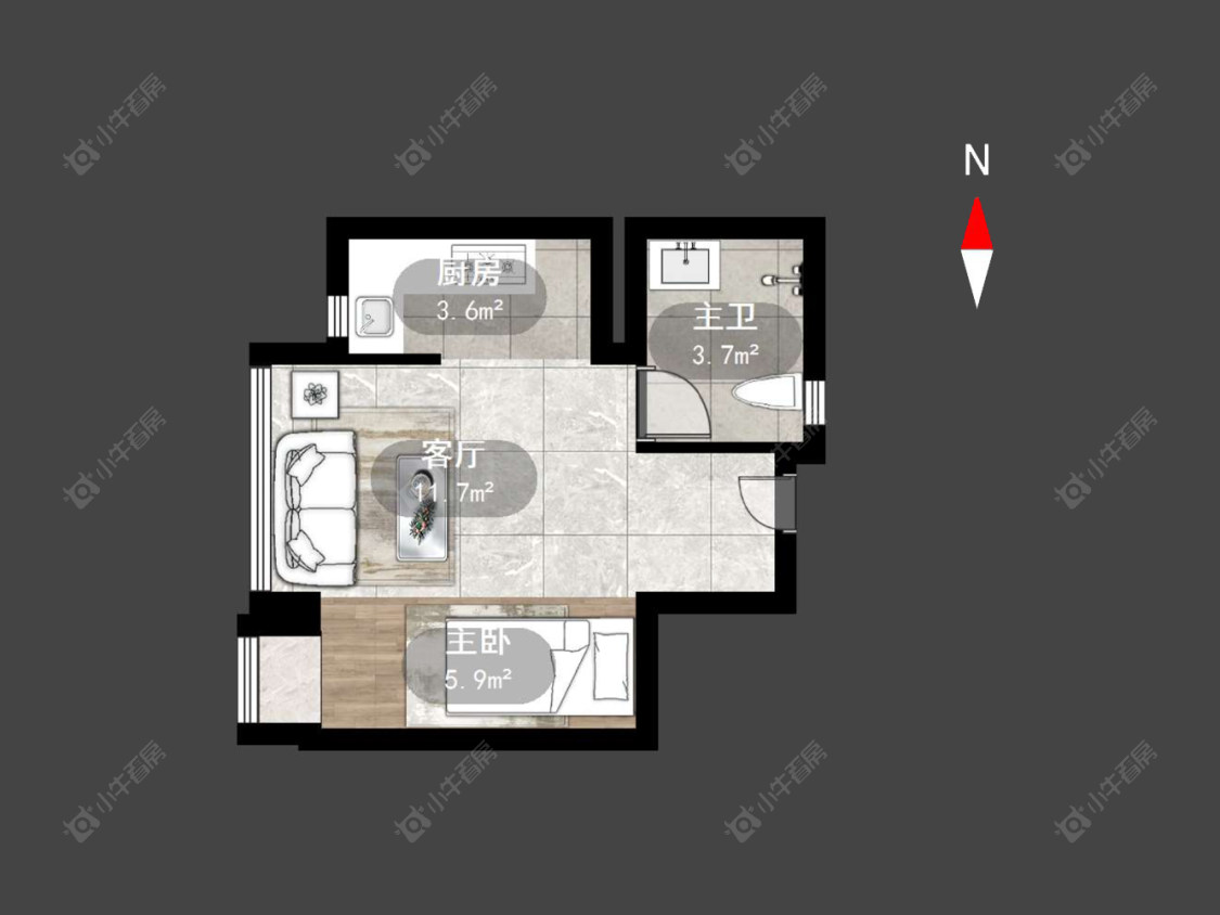 常州怀德名园在售二手房源户型图_小牛看房