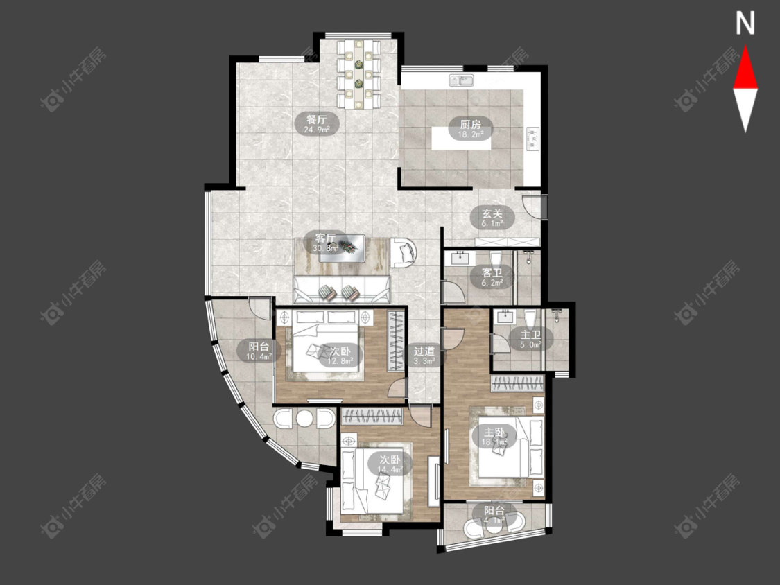 金色新城东区房源户型图 常州金色新城东区在售二手房源户型图_小牛看房