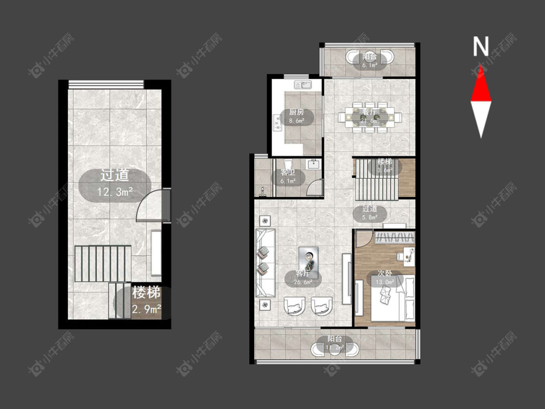 常州中天名园在售二手房源户型图_小牛看房
