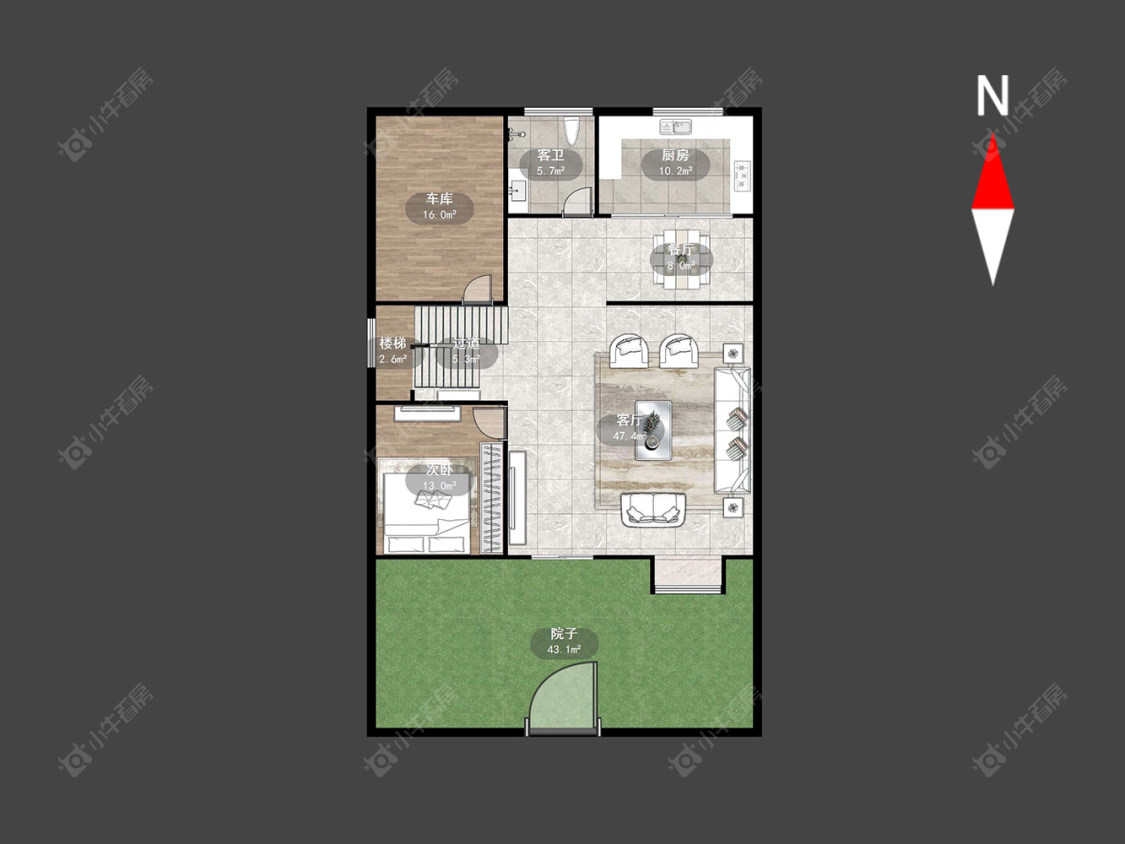 常州常青中心村在售二手房源户型图_小牛看房