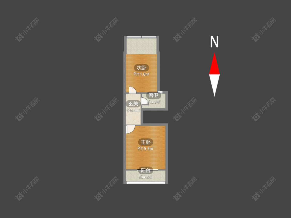 常州新天地花苑在售二手房源户型图_小牛看房