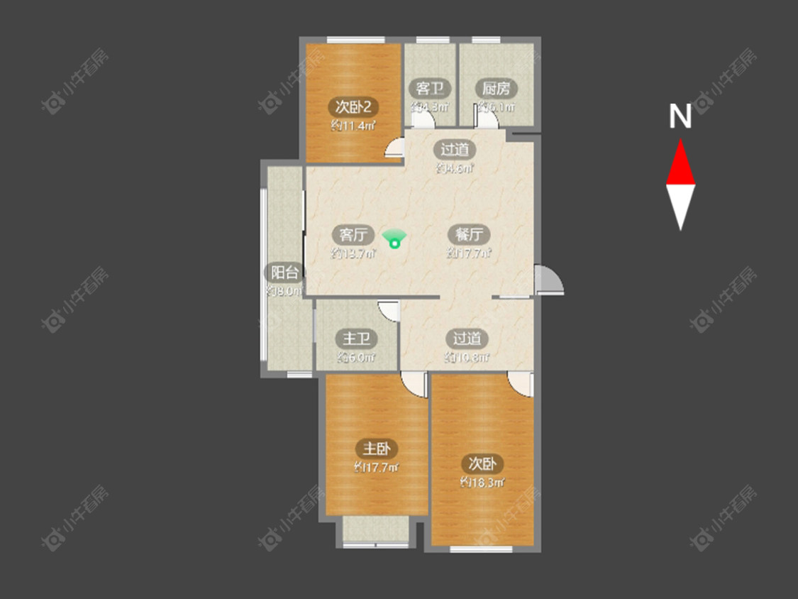 常州金新鼎邦在售二手房源户型图_小牛看房