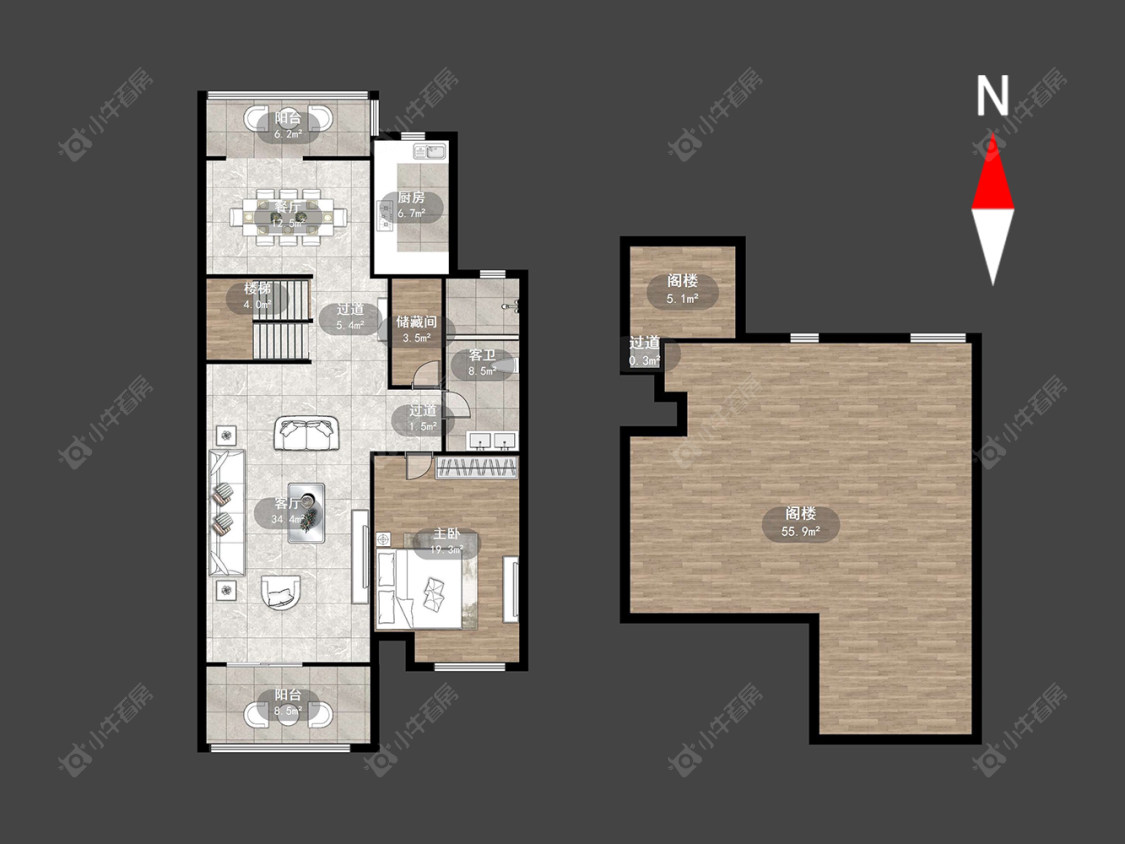 常州阳光龙庭5室2厅3卫在售二手房房源图片