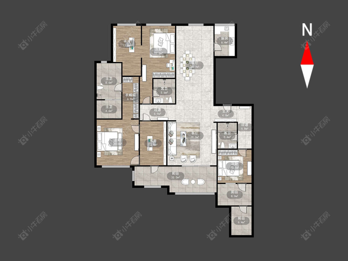 常州龙湖原山在售二手房源户型图_小牛看房